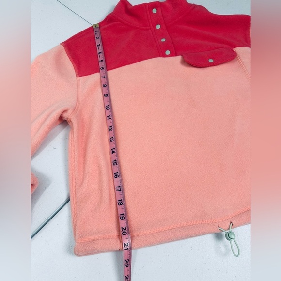 NWT Aeropostale Sport Fleece Gorpcore Drawstring Mock Neck Snap Pullover - Picture 5 of 11